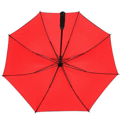 Personalized Customized Golf Umbrella Windproof Auto Open Extra Long Paraguas 190T Ponegee Fabric