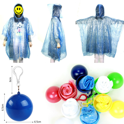 RAINWEAR Raincoat Ball for People Products Travel Rain Cover Cute Rain Coat