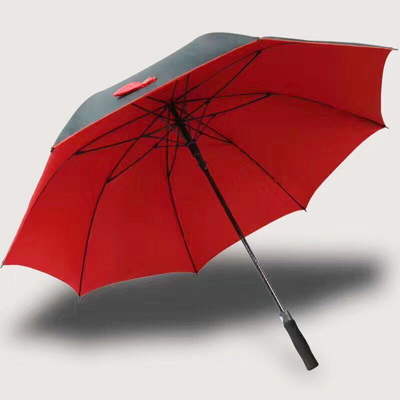 Minimanist Design Style Auto Open 30 Inch Windproof Pongee Golf Umbrella with Print Logo