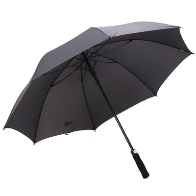 Minimanist Design Style Auto Open 30 Inch Windproof Pongee Golf Umbrella with Print Logo