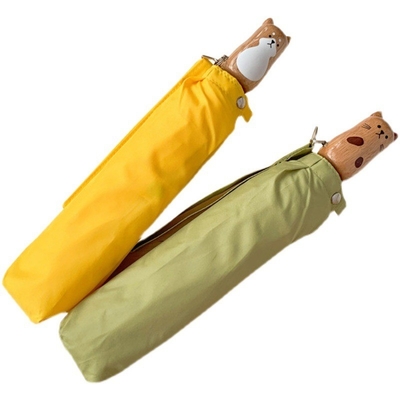 Open Diameter 98cm Japanese Style Umbrella Cat Shiba Inu Design with UV Protection