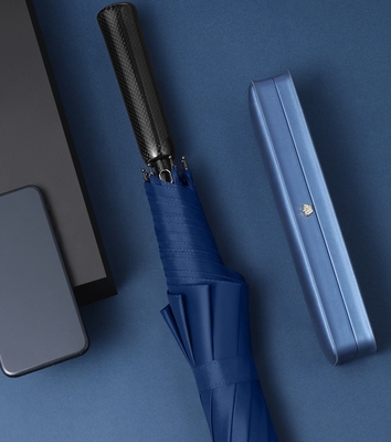 Business Gift Straight Umbrella with Custom Prints and Lightweight Carbon Fiber Material