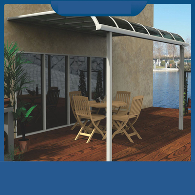 Outdoor Roof Patio Sun Protection Canopy with Customized Logo and Silent PC Panel