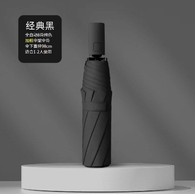 Triple Fold Rain and Sunshine Dual Vinyl UV Protection Umbrella Your Travel Companion