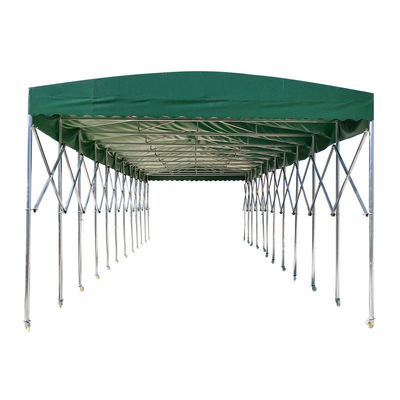 Outdoor General Car Parking Retractable Canopies Garage with Push and Pull Event Storage