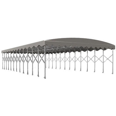 Outdoor General Car Parking Retractable Canopies Garage with Push and Pull Event Storage