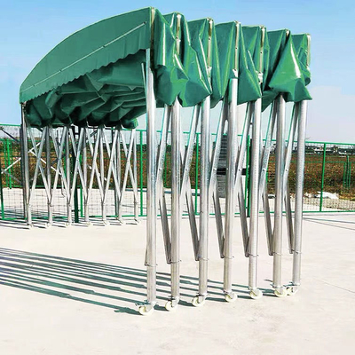 Outdoor General Car Parking Retractable Canopies Garage with Push and Pull Event Storage