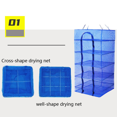 Double Knot Drying Net Folding Fly Sun Mosquito Cage for Insect and Sun Protection