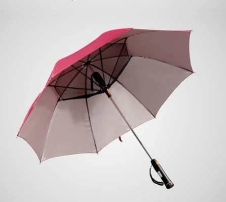 Manual Open Custom Logo Printing Air Condition Fan Umbrella with Customized Logo