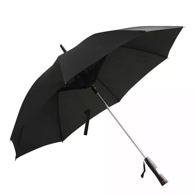 Manual Open Custom Logo Printing Air Condition Fan Umbrella with Customized Logo