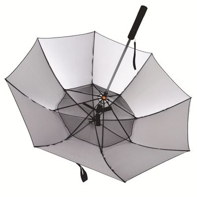 Manual Open Custom Logo Printing Air Condition Fan Umbrella with Customized Logo