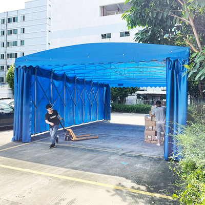 Retractable Outdoor Folding Tent for Big Clear Span Storage and Customized Printing