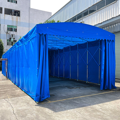 Retractable Outdoor Folding Tent for Big Clear Span Storage and Customized Printing