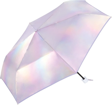 Fine Laser Women's Gift 3 Fold Auto Open Umbrella with Carbon Fiber Ribs and UV Proof