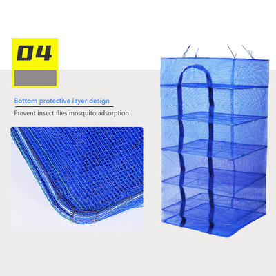 Double Knot Folding Fishing Net for Household Vegetable Fish and Shrimp Sundrying