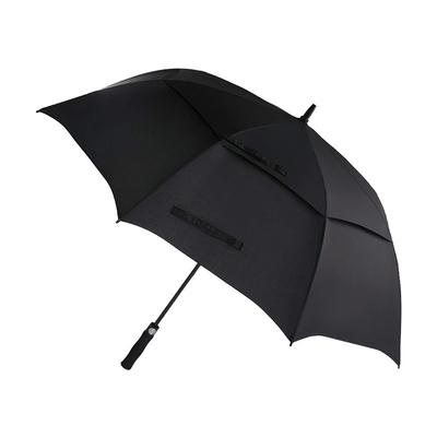 Custom Logo Double Canopy Golf Umbrella 130cm Open Diameter for Advertising and Gifts
