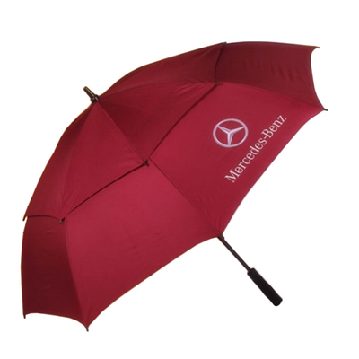 Custom Logo Double Canopy Golf Umbrella 130cm Open Diameter for Advertising and Gifts