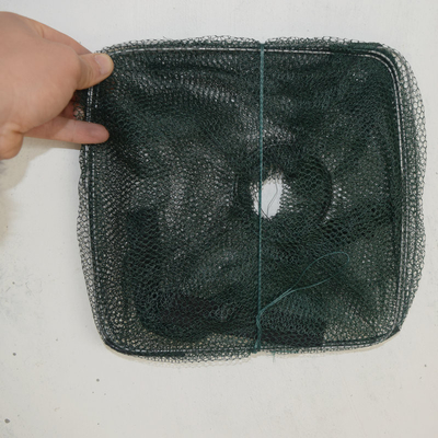 Double Knot Shrimp Cage Fishing Net Hand Cast Tool for Lobster Crab Eel Umbrella
