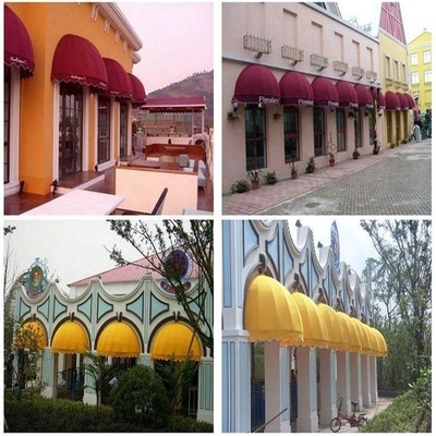 Aluminum Alloy Frame Commercial Outdoor Windproof Canopies for Windows and Doors