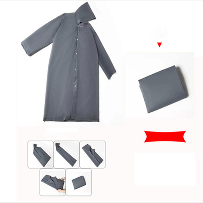 Reusable Biodegradable Rainwear Adult Women's Waterproof Raincoat for Outdoor Activities