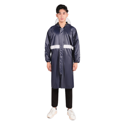 Fluorescent Green Outdoor Sanitation Raincoat Set for Traffic Duty and Flood Control