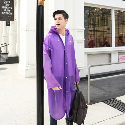 Thickened Multifunctional Adult Long Raincoat for Outdoor Hiking and Electric Bicycles