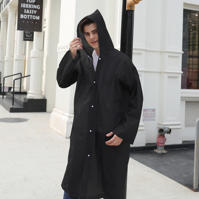 Thickened Multifunctional Adult Long Raincoat for Outdoor Hiking and Electric Bicycles