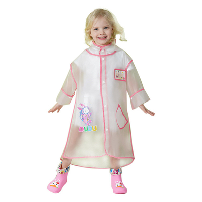 Single-Person Rainwear Little Dinosaur Cartoon Poncho for Elementary School Students