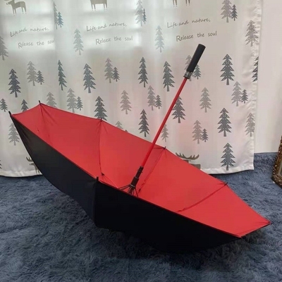 Customized Logo Windproof Golf Umbrella with 190T Nylon Fabric and 8k 27inch Size