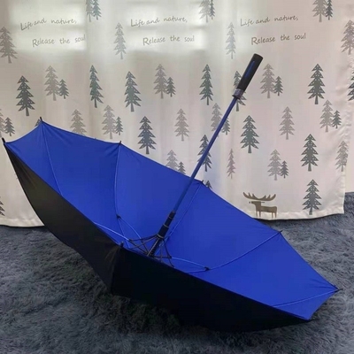 Customized Logo Windproof Golf Umbrella with 190T Nylon Fabric and 8k 27inch Size