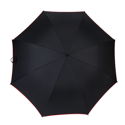 Adults Customized Red Golf Umbrella with Sun Protection Waterproof and Windproof