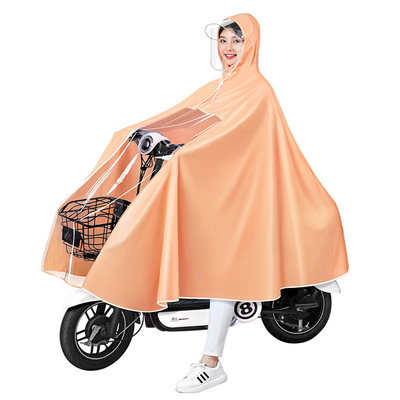 Custom Logo Printing Rain Poncho for Men and Women Riding Battery Car or Bicycle