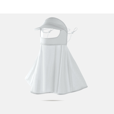 CLASSIC Design Style Outdoor Sunhat with Face Mask Breathable Beach Ladies Visor Hat