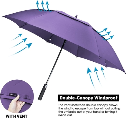 Custom Printing Pattern 8K Golf Umbrella with Larger Windproof and Waterproof Design