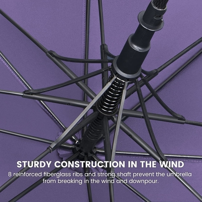 Custom Printing Pattern 8K Golf Umbrella with Larger Windproof and Waterproof Design