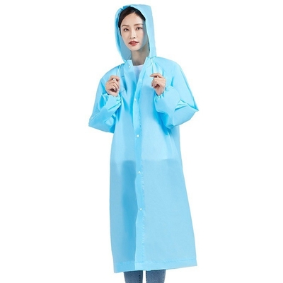 Fishing Supplies 100%EVA Fabric Waterproof Raincoat with Custom Logo and Light Fashion