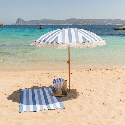 Large Pop Up Anti-UV Portable Sunshade Beach Tent with Customized Logo Fiberglass Frame