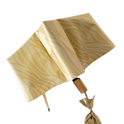 Knock warm yellow Zebra umbrella women's sun and rain dual- sunscreen vinyl daily products