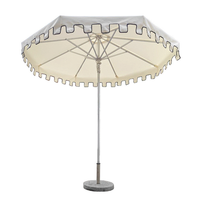 Travel Design Style 38MM Aluminum Alloy Rope Middle Garden Umbrella for Adults' Needs