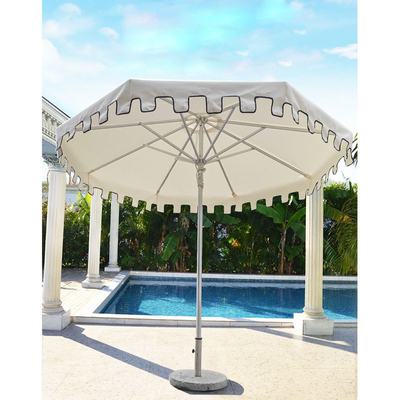 Travel Design Style 38MM Aluminum Alloy Rope Middle Garden Umbrella for Adults' Needs