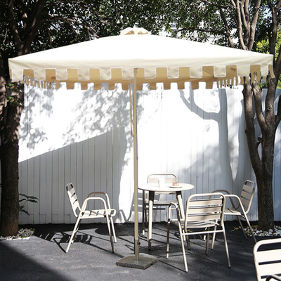 Travel Design Style 38MM Aluminum Alloy Rope Middle Garden Umbrella for Adults' Needs