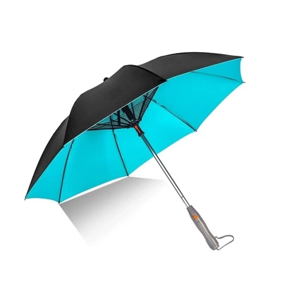 Your Travel Essential UV Protect Auto Open Umbrella with USB Charger and Custom Logo