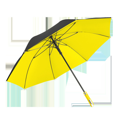 Business Gift Umbrella 27inch 8k Fiberglass Golf Umbrella with Hanging Function and Logo