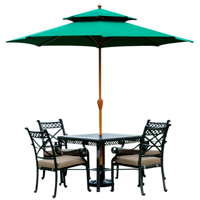Minimalist Design Style Aluminum Garden Sunshade for Balcony Table and Chair Umbrella