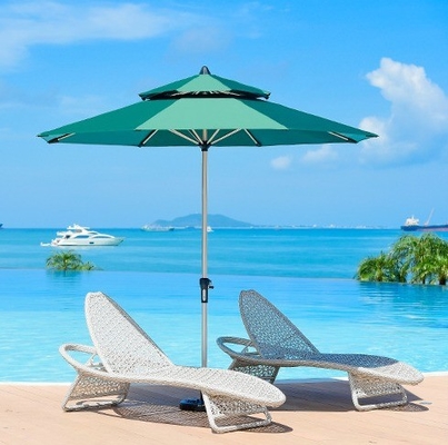 Minimalist Design Style Aluminum Garden Sunshade for Balcony Table and Chair Umbrella