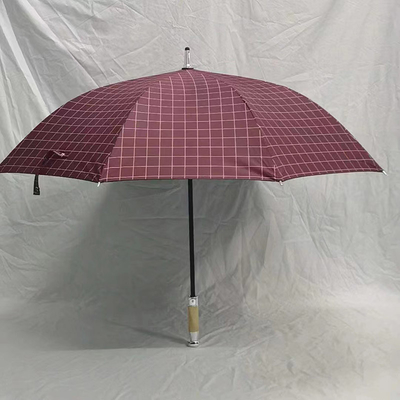 Large Waterproof Japanese and Korean Style Plaid Golf Umbrella Custom Logo Made in Japan