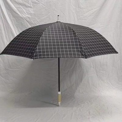 Large Waterproof Japanese and Korean Style Plaid Golf Umbrella Custom Logo Made in Japan
