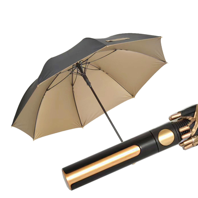 120cm Open Diameter X103 UV Protect Golden Coating Umbrella for Business and Golfing