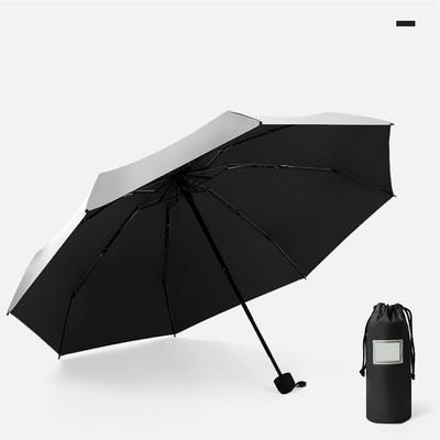 Mini Pocket Manual Umbrella with Customized Logo Print and Aluminium Fiberglass Ribs