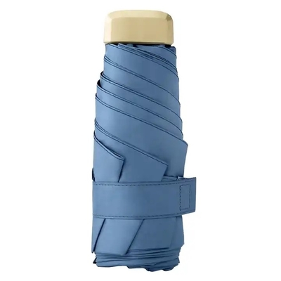 Five Fold 6k UV Sun Umbrella Mini Folding Pocket Umbrella Gift with 87cm Open Diameter